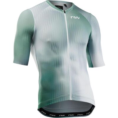 Northwave, Herren, Velotrikot, Blade Jersey Short Sleeve (S), Weiss, Grün, S Northwave, Herren, Velotrikot, Blade Jersey Short Sleeve (S), Weiss, Grün, S