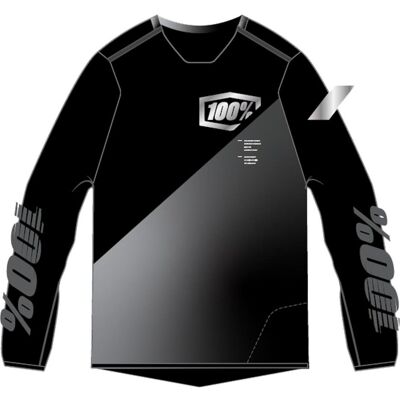 100%, Herren, Velotrikot, R-Core X (XL), Schwarz, Grau, XL 100%, Herren, Velotrikot, R-Core X (XL), Schwarz, Grau, XL