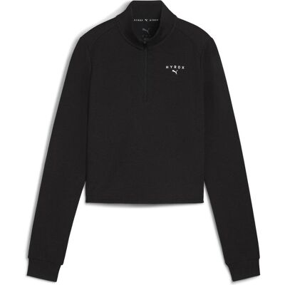 Puma Damen, Laufjacke, W x HYROX CLOUDSPUN 1/4 ZIP (M), Schwarz, M Puma Damen, Laufjacke, W x HYROX CLOUDSPUN 1/4 ZIP (M), Schwarz, M