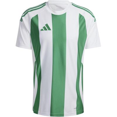 Adidas Herren, Sportshirt, Striped 24 Trikot (L), Weiss, Grün, L Adidas Herren, Sportshirt, Striped 24 Trikot (L), Weiss, Grün, L