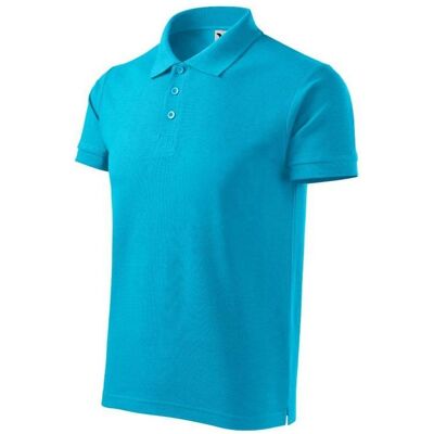 Malfini, Herren, Funktionsshirt, Polo Shirt Cotton Heavy M MLI-21544 (S), Türkis, S Malfini, Herren, Funktionsshirt, Polo Shirt Cotton Heavy M MLI-21544 (S), Türkis, S
