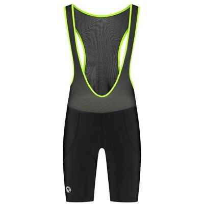 Rogelli, Herren, Velohosen, CORE bib shorts black-fluorescent L (L), Schwarz, Grün Rogelli, Herren, Velohosen, CORE bib shorts black-fluorescent L (L), Schwarz, Grün