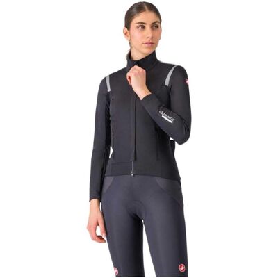 Castelli, Damen, Velojacke, Perfetto RoS 3 W Jacket (S), Grau, Silber, Schwarz, S Castelli, Damen, Velojacke, Perfetto RoS 3 W Jacket (S), Grau, Silber, Schwarz, S