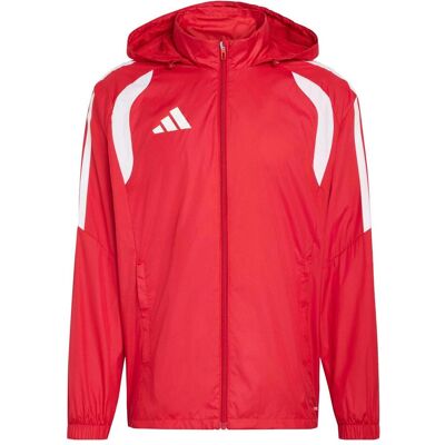 Adidas Herren, Laufjacke, Tiro26L Wb - tepore/white (S), Rot, Weiss, S Adidas Herren, Laufjacke, Tiro26L Wb - tepore/white (S), Rot, Weiss, S