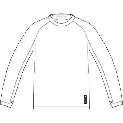 Endura, Herren, Velotrikot, Alltrack Roam Tech L/S Shirt (S), Weiss, S Endura, Herren, Velotrikot, Alltrack Roam Tech L/S Shirt (S), Weiss, S