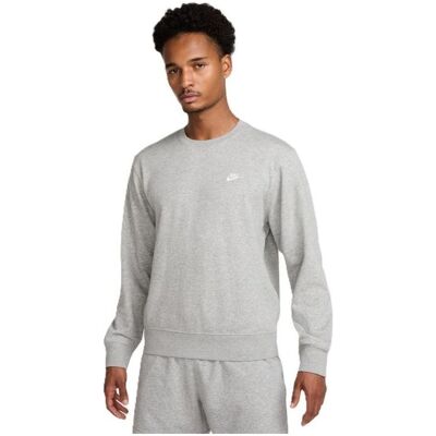 Nike, Herren, Sportshirt, Club-Sweatshirt (M), Grau, M Nike, Herren, Sportshirt, Club-Sweatshirt (M), Grau, M
