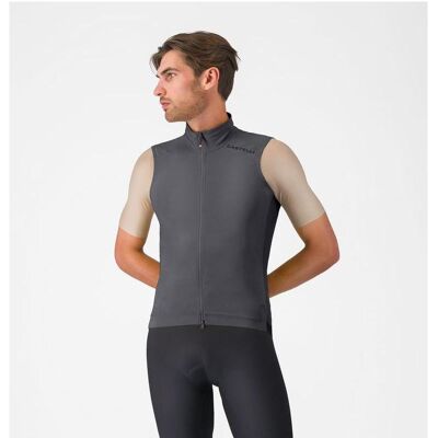 Castelli, Herren, Velojacke, Espresso 2 Vest (L), Grau, L Castelli, Herren, Velojacke, Espresso 2 Vest (L), Grau, L