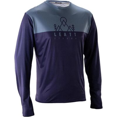 Leatt, Herren, Velotrikot, Jersey MTB Trail 3.0 Langarm-Radtrikot (S), Blau, S Leatt, Herren, Velotrikot, Jersey MTB Trail 3.0 Langarm-Radtrikot (S), Blau, S