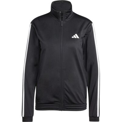Adidas Damen, Pullover, Essentials Tricot 3-Streifen-Sweatshirt für Damen, Schwarz, (L) Adidas Damen, Pullover, Essentials Tricot 3-Streifen-Sweatshirt für Damen, Schwarz, (L)