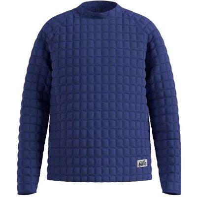 Odlo, Unisex, Funktionsshirt, Gestepptes Adventurer Rundhalsshirt für Kinder (140), Blau, 140 Odlo, Unisex, Funktionsshirt, Gestepptes Adventurer Rundhalsshirt für Kinder (140), Blau, 140