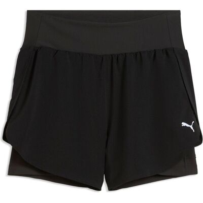 Puma Damen, Sporthose, W DREAMRUN 2in1 3" DryCELL Short (M), Schwarz Puma Damen, Sporthose, W DREAMRUN 2in1 3" DryCELL Short (M), Schwarz