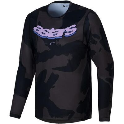 Alpinestars, Herren, Velotrikot, Jersey A-Dura Hollow Camo Ls (XXL), Mehrfarbig, Schwarz, XXL Alpinestars, Herren, Velotrikot, Jersey A-Dura Hollow Camo Ls (XXL), Mehrfarbig, Schwarz, XXL