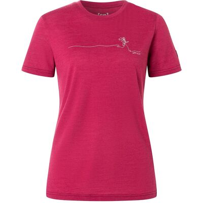 Super Natural, Damen, Funktionsshirt, Running (S), Pink, Grau, S Super Natural, Damen, Funktionsshirt, Running (S), Pink, Grau, S