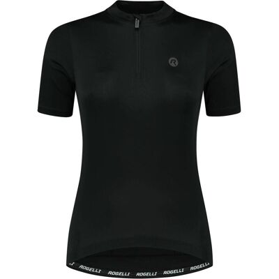 Rogelli Core Schwarzes Kurzarm Fahrradtrikot - Damen Rogelli Core Schwarzes Kurzarm Fahrradtrikot - Damen