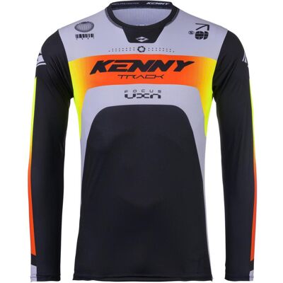 Kenny, Herren, Velotrikot, Track Focus (XL), Grau, XL Kenny, Herren, Velotrikot, Track Focus (XL), Grau, XL