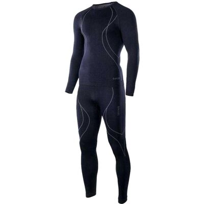 Hi-Tec, Herren, Funktionsunterhose, Ikar Set Thermounterwäsche (3XL), Blau, 3XL Hi-Tec, Herren, Funktionsunterhose, Ikar Set Thermounterwäsche (3XL), Blau, 3XL