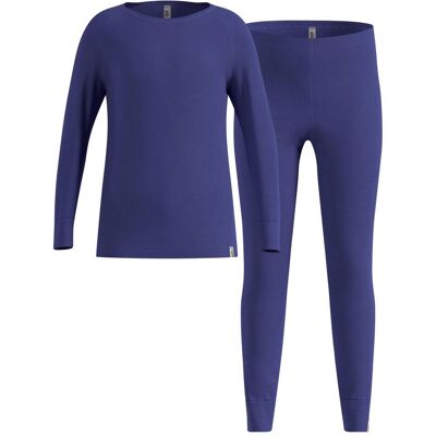 Odlo, Jungen, Funktionsshirt, Merino 200 (104), Blau, 104 Odlo, Jungen, Funktionsshirt, Merino 200 (104), Blau, 104