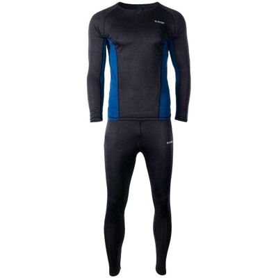 Hi-Tec, Herren, Funktionsunterhose, Kamo Set Thermounterwäsche (L), Blau, Schwarz, L Hi-Tec, Herren, Funktionsunterhose, Kamo Set Thermounterwäsche (L), Blau, Schwarz, L