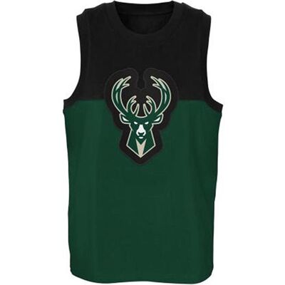 Outerstuff, Jungen, Sportshirt, Nba Revitalize Tank Top Milwaukee Bucks Bm102 (M), Mehrfarbig, M Outerstuff, Jungen, Sportshirt, Nba Revitalize Tank Top Milwaukee Bucks Bm102 (M), Mehrfarbig, M