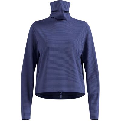 Odlo, Damen, Funktionsshirt, Essentials Thermal Laufshirt mit Rollkragen (XL), Blau, XL Odlo, Damen, Funktionsshirt, Essentials Thermal Laufshirt mit Rollkragen (XL), Blau, XL