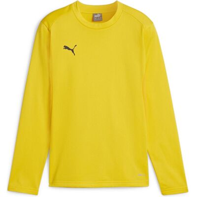 Puma Jungen, Sportshirt, teamGOAL Training Sweat Jr (128), Gelb, 128 Puma Jungen, Sportshirt, teamGOAL Training Sweat Jr (128), Gelb, 128