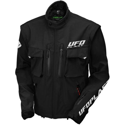 Ufo Plast, Herren, Velojacke, Enduro Jacke Ufo Black Gr. XL (XL), Schwarz, XL Ufo Plast, Herren, Velojacke, Enduro Jacke Ufo Black Gr. XL (XL), Schwarz, XL