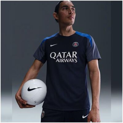 Nike, Herren, Sportshirt, Paris Saint-Germain Strike Dri-FIT T-Shirt (L), Weiss, Schwarz, Blau, L Nike, Herren, Sportshirt, Paris Saint-Germain Strike Dri-FIT T-Shirt (L), Weiss, Schwarz, Blau, L