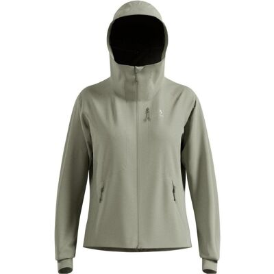 Odlo, Damen, Langlaufjacke, Zeroweight Windproof X Warm Jacket (M), Grau, M Odlo, Damen, Langlaufjacke, Zeroweight Windproof X Warm Jacket (M), Grau, M