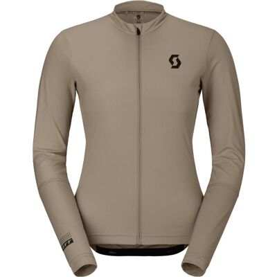 Scott Sports, Damen, Velotrikot, Endurance L/S Damen Trikot (L), Weiss, Beige, Grau, L Scott Sports, Damen, Velotrikot, Endurance L/S Damen Trikot (L), Weiss, Beige, Grau, L