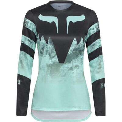 Fox, Damen, Velotrikot, W Ranger LS Jersey Kairos (S), Blau, Türkis, Mehrfarbig, S Fox, Damen, Velotrikot, W Ranger LS Jersey Kairos (S), Blau, Türkis, Mehrfarbig, S