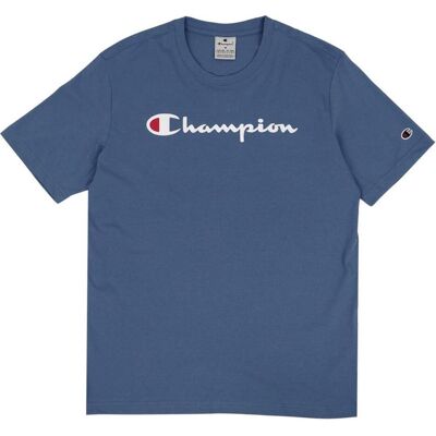Champion, Herren, Sportshirt, Koszulka męska SS Tee niebieska 220256 BS099 L (L), Blau, L Champion, Herren, Sportshirt, Koszulka męska SS Tee niebieska 220256 BS099 L (L), Blau, L
