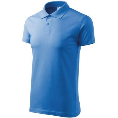Malfini, Herren, Funktionsshirt, Single J. M polo shirt MLI-20214 azure (L), Blau, L Malfini, Herren, Funktionsshirt, Single J. M polo shirt MLI-20214 azure (L), Blau, L