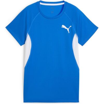 Puma Damen, Sportshirt, W CROSS THE LINE TEE 3.0 (L), Blau, L Puma Damen, Sportshirt, W CROSS THE LINE TEE 3.0 (L), Blau, L