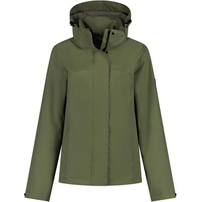 MGO, Damen, Regenjacken, Mongo Jane Jas Olijf S, Grün, (S) MGO, Damen, Regenjacken, Mongo Jane Jas Olijf S, Grün, (S)