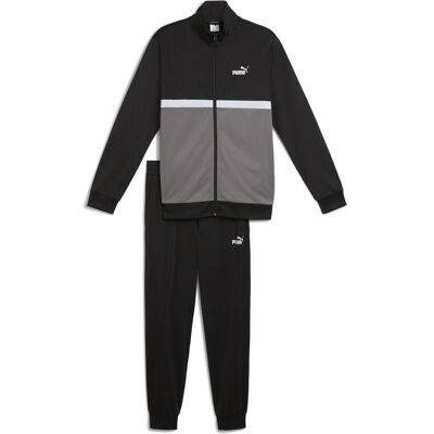 Puma Herren, Trainingsjacken, Poly Colorblock Suit (M), Schwarz, M Puma Herren, Trainingsjacken, Poly Colorblock Suit (M), Schwarz, M