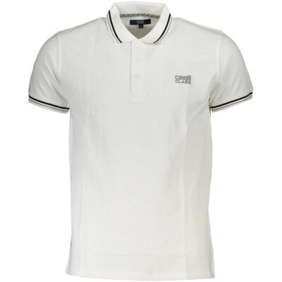 Cavalli Class, Herren, Sportshirt, White Cotton Men Polo Shirt (XXL), Weiss, XXL Cavalli Class, Herren, Sportshirt, White Cotton Men Polo Shirt (XXL), Weiss, XXL