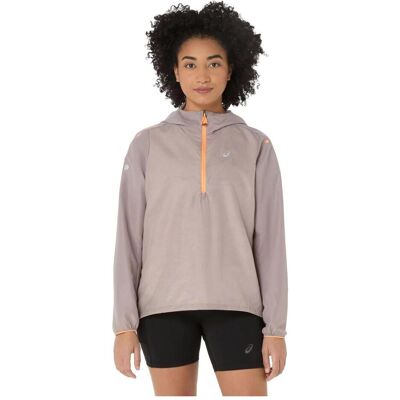 ASICS Performance, Damen, Laufjacke, Fujitrail Packable Windbreaker Grau (L), Silber, Grau, L ASICS Performance, Damen, Laufjacke, Fujitrail Packable Windbreaker Grau (L), Silber, Grau, L