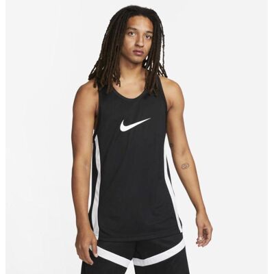 Nike, Herren, Sportshirt, Icon Dri-FIT Basketball Jersey Black - DV9967-010 (XXL), Schwarz, XXL Nike, Herren, Sportshirt, Icon Dri-FIT Basketball Jersey Black - DV9967-010 (XXL), Schwarz, XXL