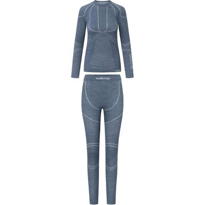 MGA, Damen, Funktionsunterhose, Viking Lana Pro Merino (Lady Set) Unterwäsche (M), Grau, M MGA, Damen, Funktionsunterhose, Viking Lana Pro Merino (Lady Set) Unterwäsche (M), Grau, M