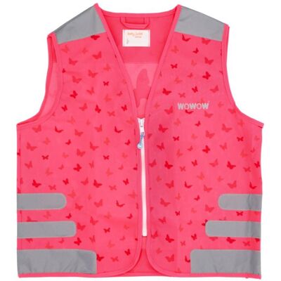 Wowow, Mädchen, Velojacke, Kinder-Sicherheitweste (L), Pink, L Wowow, Mädchen, Velojacke, Kinder-Sicherheitweste (L), Pink, L