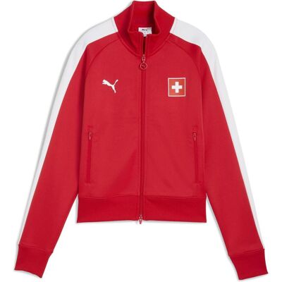 Puma Damen, Laufjacke, SFV T7 Track Jacket W (L), Rot, L Puma Damen, Laufjacke, SFV T7 Track Jacket W (L), Rot, L