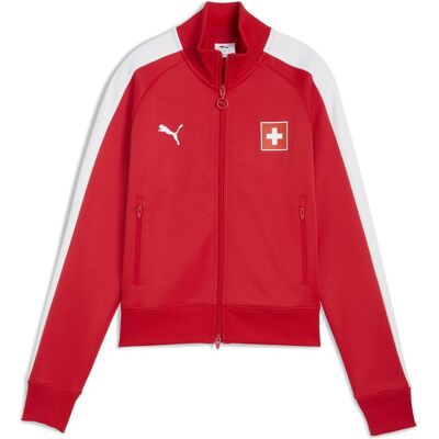Puma Damen, Laufjacke, SFV T7 Track Jacket W (XL), Rot, XL Puma Damen, Laufjacke, SFV T7 Track Jacket W (XL), Rot, XL