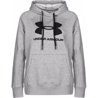 Under Armour, Damen, Pullover, Rival Fleece Logo Kapuzenpullover Damen, Grau, (XL) Under Armour, Damen, Pullover, Rival Fleece Logo Kapuzenpullover Damen, Grau, (XL)