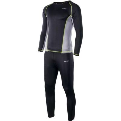 Hi-Tec, Herren, Funktionsunterhose, Kamo Set Thermounterwäsche (XL), Schwarz, XL Hi-Tec, Herren, Funktionsunterhose, Kamo Set Thermounterwäsche (XL), Schwarz, XL