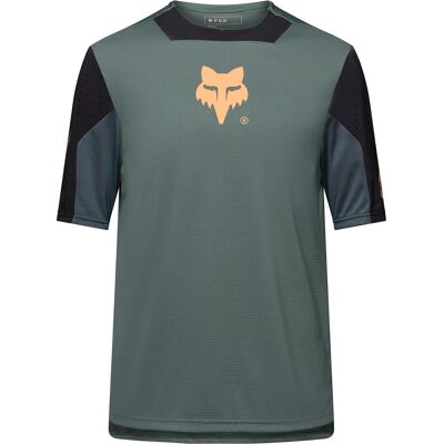 Fox, Herren, Velotrikot, Defend Ss Jersey Creation (M), Grün, Grau, M Fox, Herren, Velotrikot, Defend Ss Jersey Creation (M), Grün, Grau, M