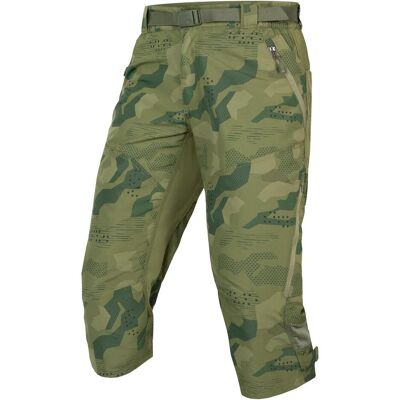 Endura Hummvee 3/4 Länge Baggy Shorts - Oliv - Radhosen Endura Hummvee 3/4 Länge Baggy Shorts - Oliv - Radhosen