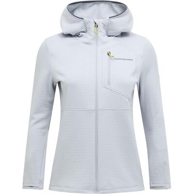 Peak Performance, Damen, Outdoorjacken, Trail Polartec Hoodie (S), Grau, S Peak Performance, Damen, Outdoorjacken, Trail Polartec Hoodie (S), Grau, S