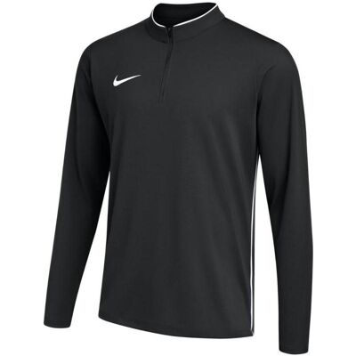 Nike, Herren, Sportshirt, schwarzes Herren-Sweatshirt mit Park-Drill-Oberteil (XS), Schwarz, XS Nike, Herren, Sportshirt, schwarzes Herren-Sweatshirt mit Park-Drill-Oberteil (XS), Schwarz, XS
