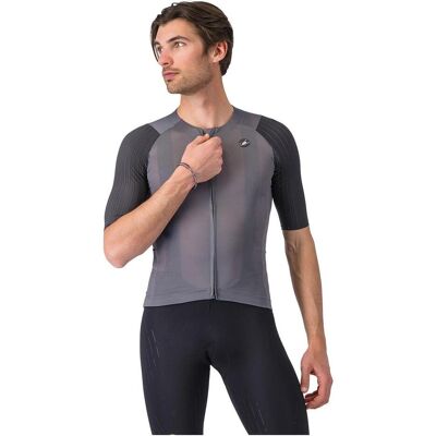 Castelli, Herren, Velotrikot, Aero Race 8S Jersey (L), Grau, L Castelli, Herren, Velotrikot, Aero Race 8S Jersey (L), Grau, L