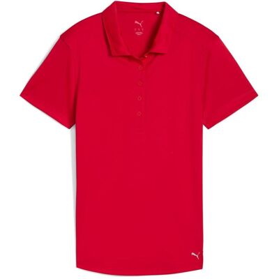 Puma Damen, Sportshirt, W Pure 2.0 SS Polo (S), Rot, S Puma Damen, Sportshirt, W Pure 2.0 SS Polo (S), Rot, S
